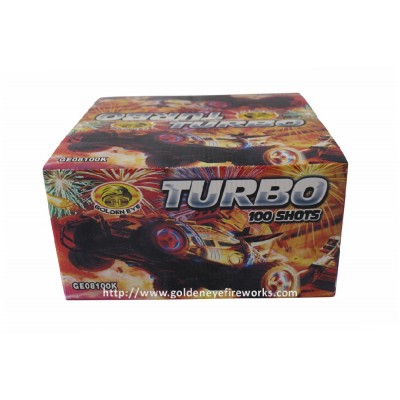 Kembang Api Turbo Cake 0.8 inch 100 Shots - GE08100K